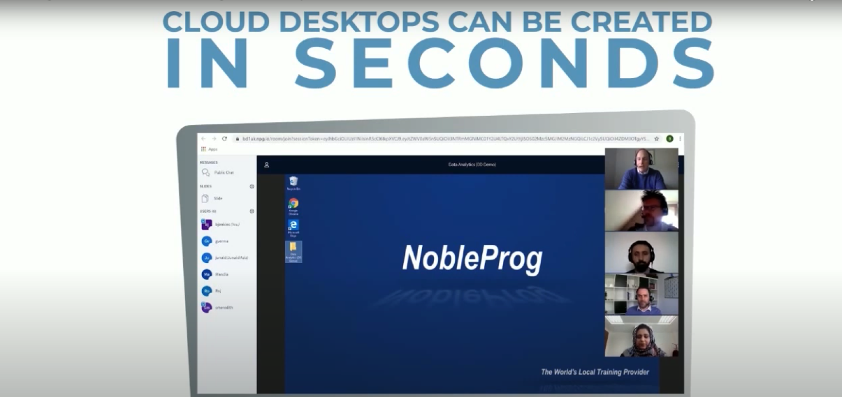 desktops na nuvem podem ser criados em segundos